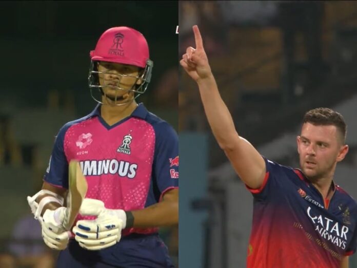 Yashasvi Jaiswal Angry With Josh Hazlewood After Fiery Send-off During RCB vs RR IPL 2025 Game. Watch | Cricket News - Latest Cricket News, Cricket Info, Sports News Updates - NDTVSports.com | My Update India