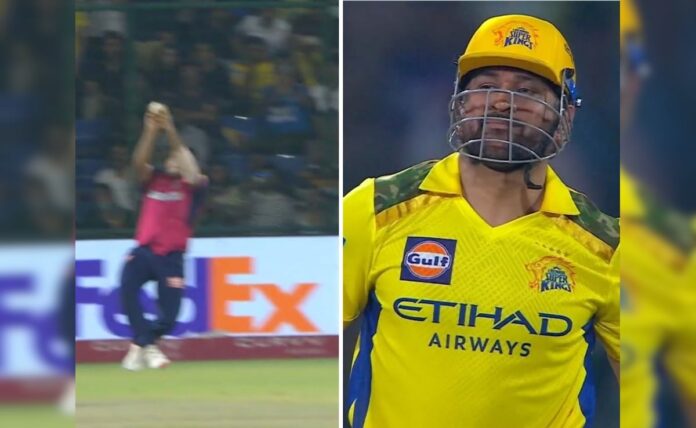 MS Dhoni Falls To Wonder Catch By Ex-CSK Star vs RR, Internet Can't Keep Calm | Cricket News