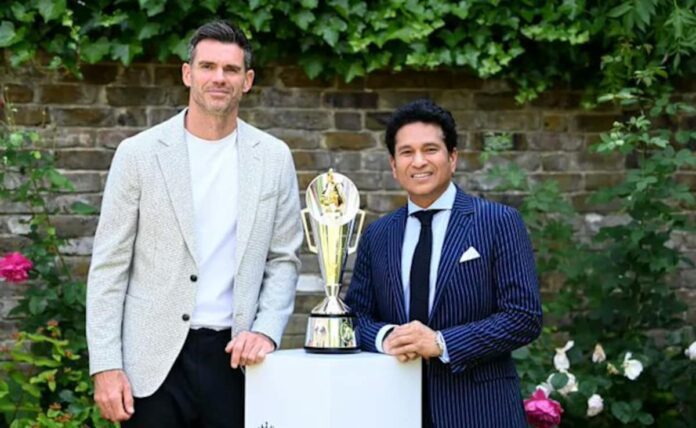 Sachin Tendulkar-James Anderson Unveil Trophy For India vs England Test Series | Cricket News